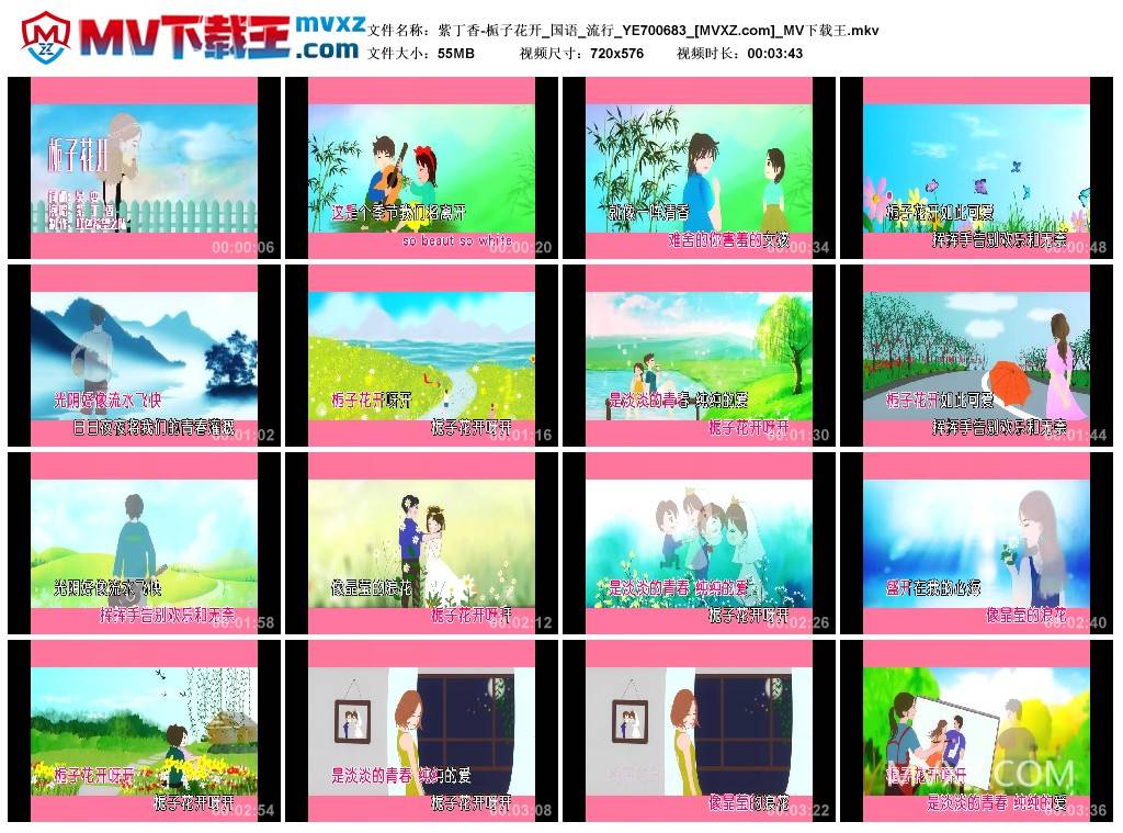 紫丁香-栀子花开_国语_流行_YE700683